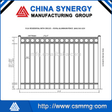 Высококачественный сварной металлический забор 868/358 Сделано в Китае